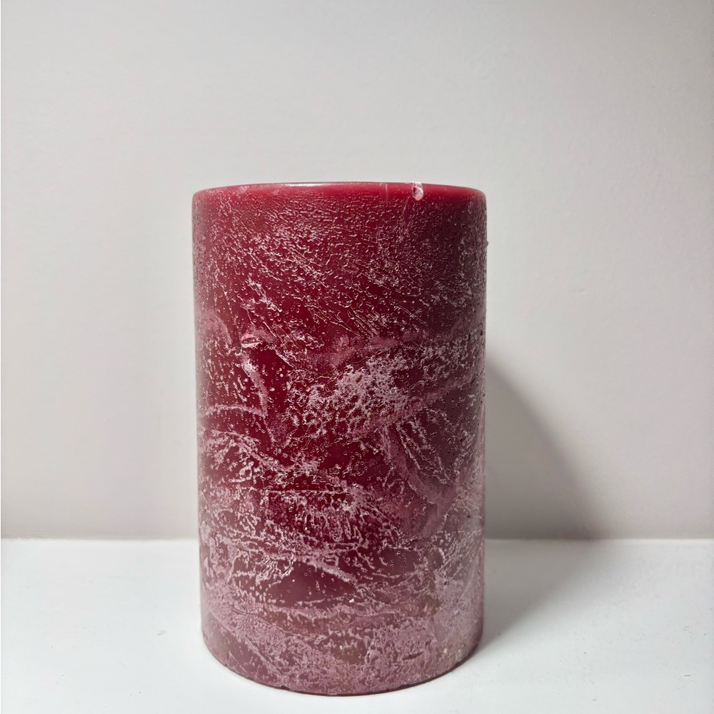 Pier 1 Cranberry Balsam Candle 4x6 Large Size
